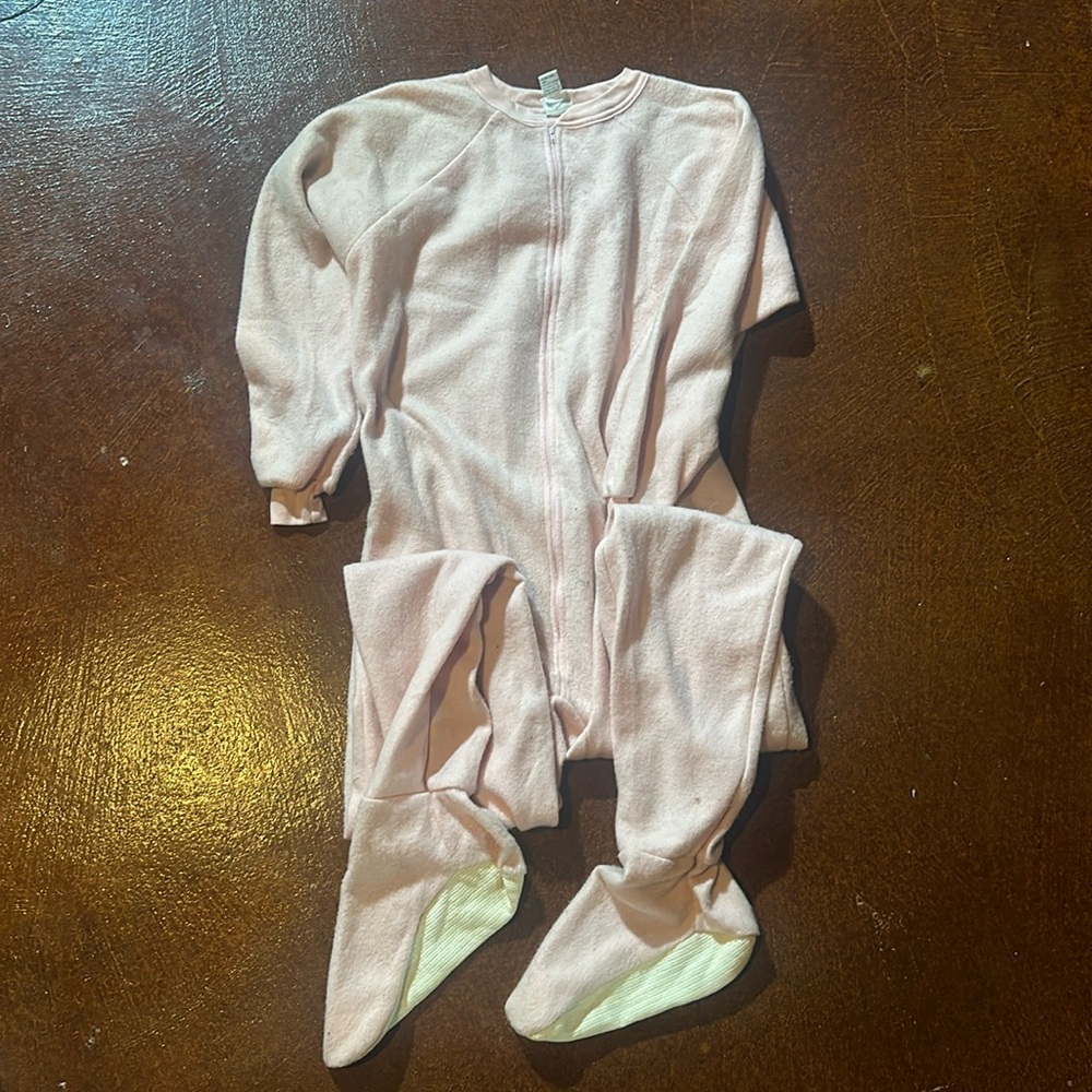 Extra large adult onesie in light pink